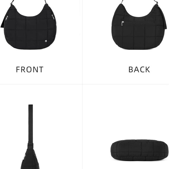 Luxury Quilted Puffer Shoulder Bag - Organized & Comfortable Design for Women - Picture 6 of 7